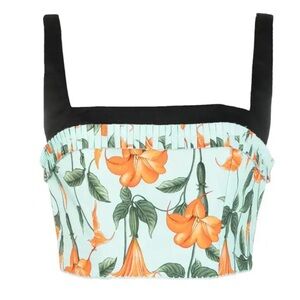 Agua by Agua Bendita size L NWT nectarina sabanero dorado crop top